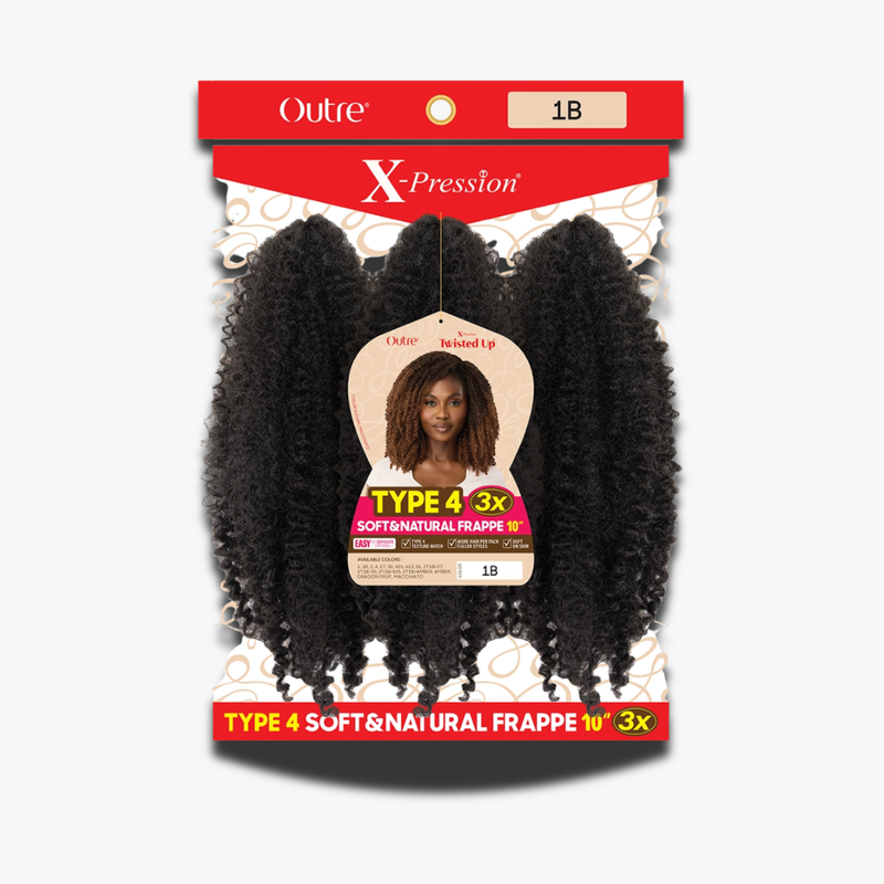 3x Type 4 Soft & Natural Frappe 10"