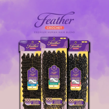 Purple Pack Feather Crochet