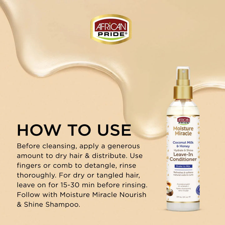 Moisture Miracle - Coconut Milk &amp; Honey Leave-in Conditioner