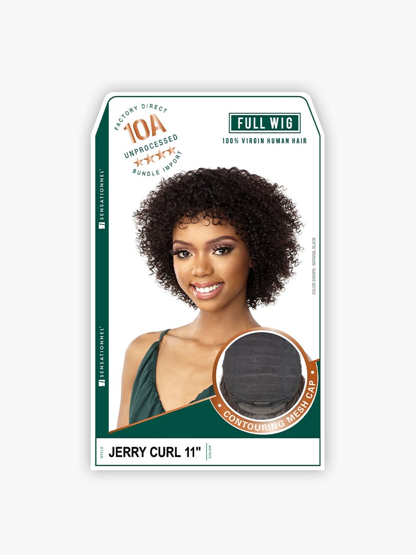 Human Hair | Jerry Curl 11"