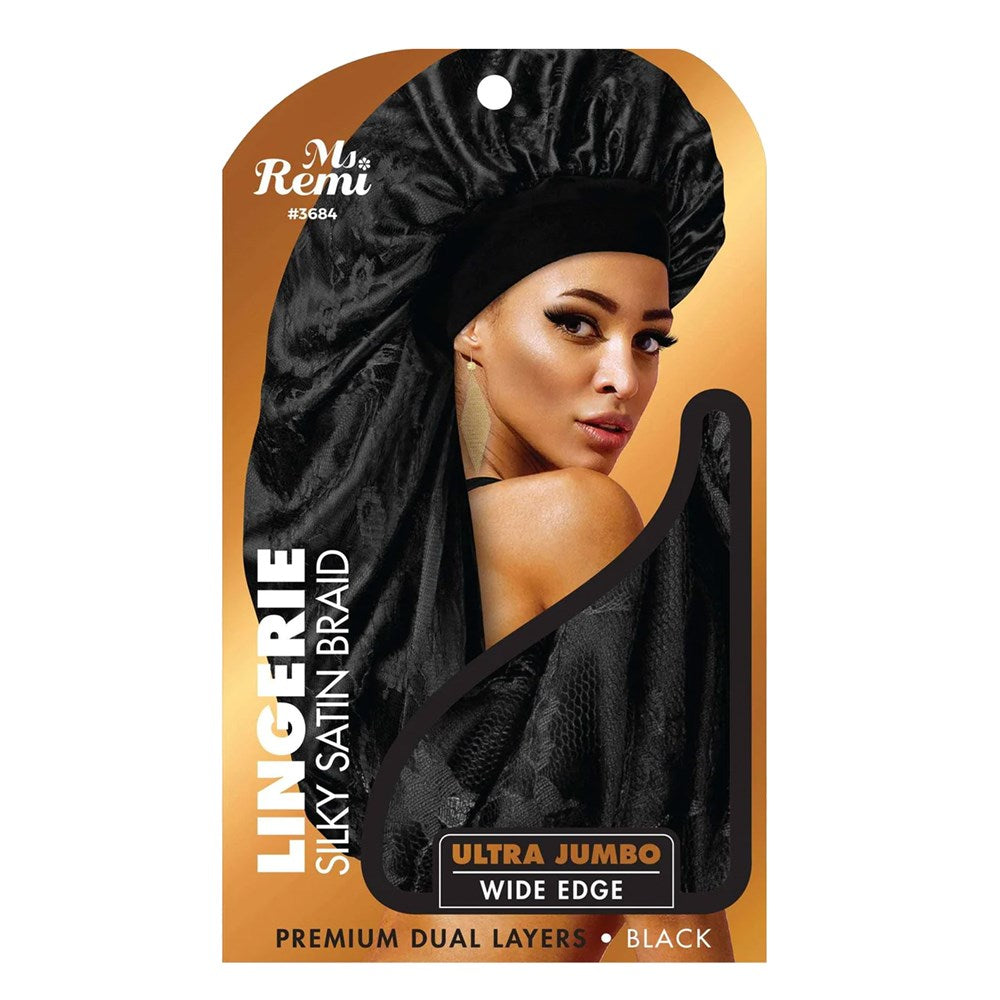 Ms. Remi Lingerie Wide Edge Silky Braid Bonnet [Ultra Jumbo]