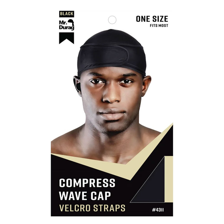 Mr. Durag Spandex Velcro Compress Wave Cap