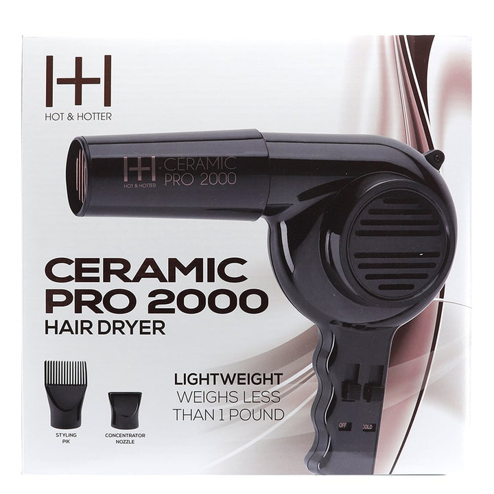 Hot & Hotter Ceramic Pro - 2000 Dryer with Piks