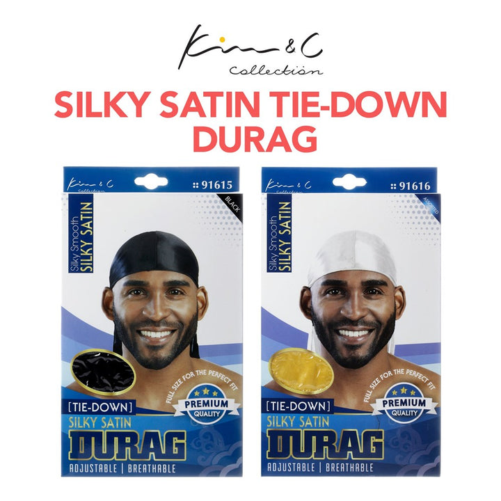 Durag d'arrimage en satin soyeux