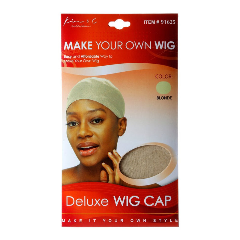 2pcs Deluxe Wig Cap - Blonde