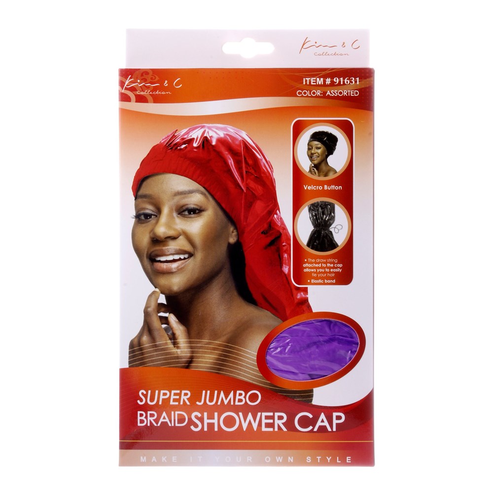 Super Jumbo Braid Shower Cap