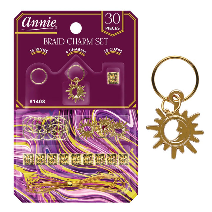 Braid Charm Set - Sun & Moon