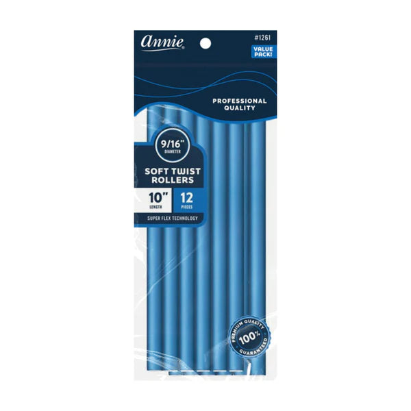 Soft Twist Rollers 10" - 9/16" Diameter | Value Pack