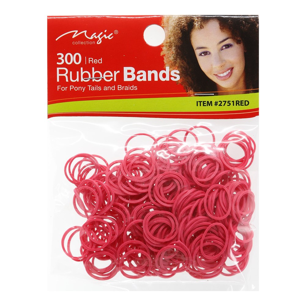 300pcs Rubber Bands - Red