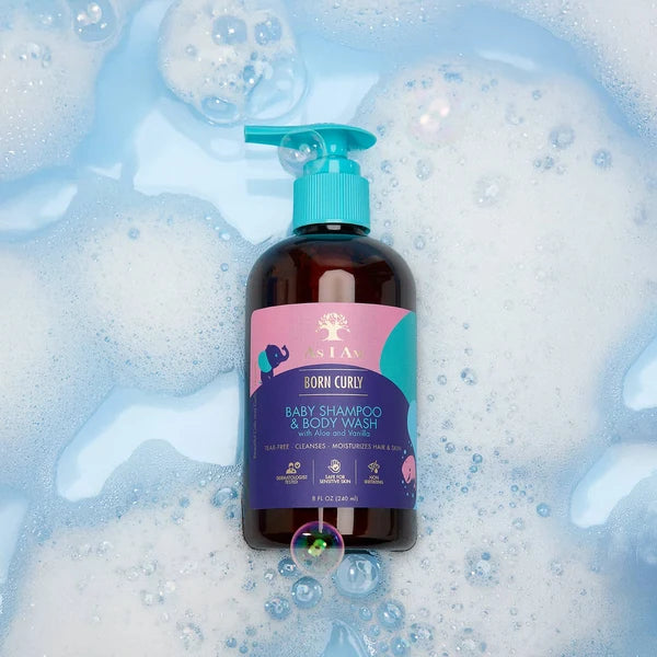 Born Curly Baby Shampoo &amp; Body Wash 8oz