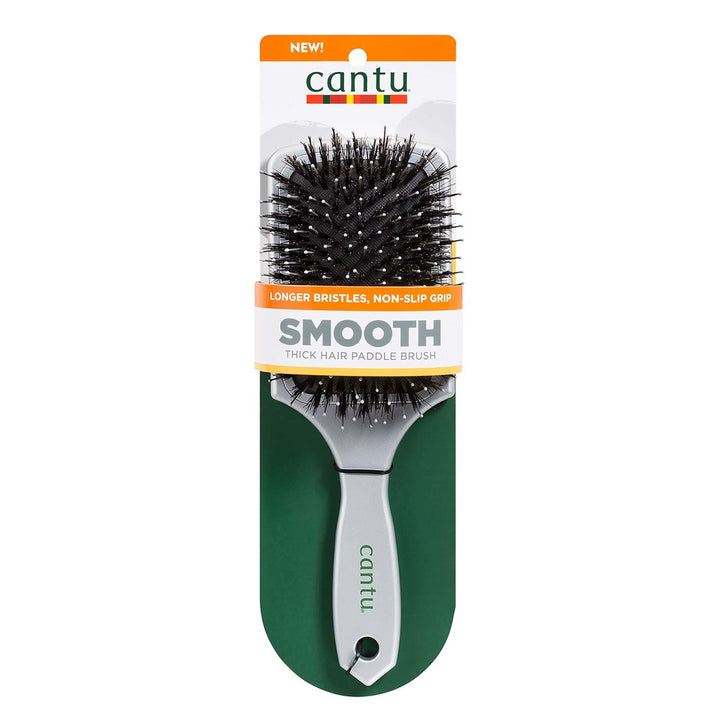Smooth Thick Hair Paddle Brush - Boar Bristle⁠