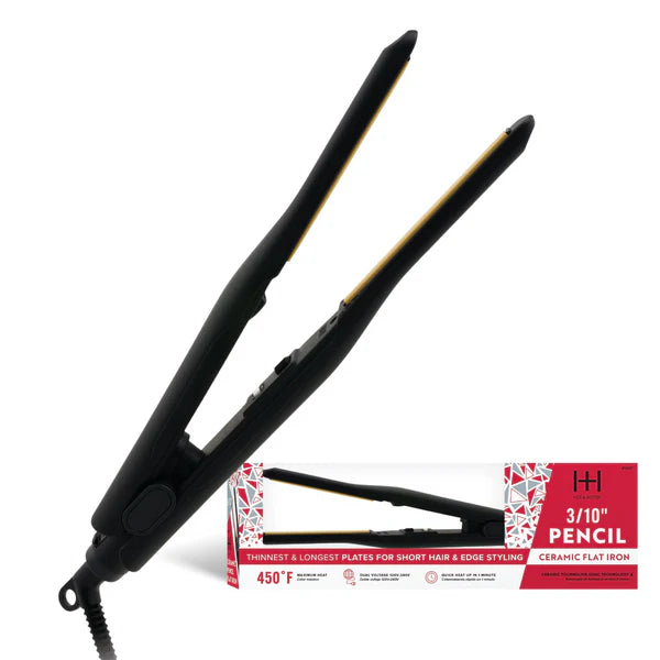 Hot &amp; Hotter - Ceramic Pencil Flat Iron 3/10"