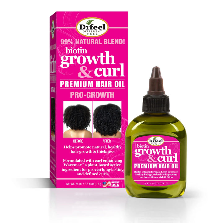 Growth & Curl Biotin-Infused Premium Hair