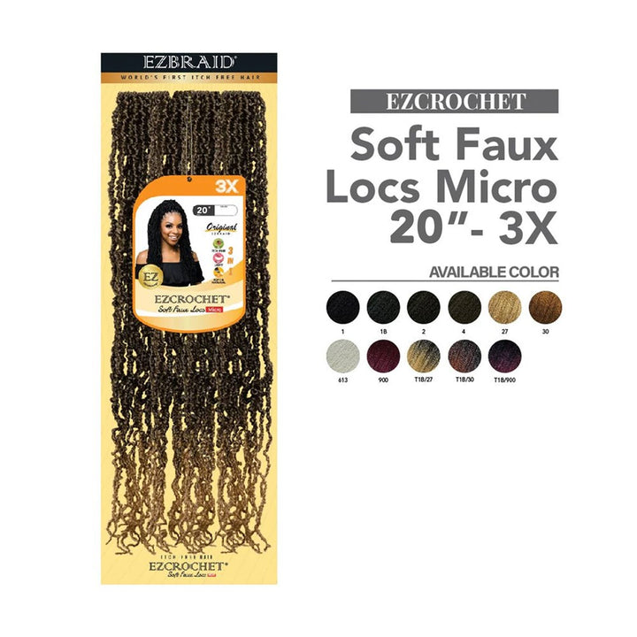 3X Soft Faux Locs Braid 20"