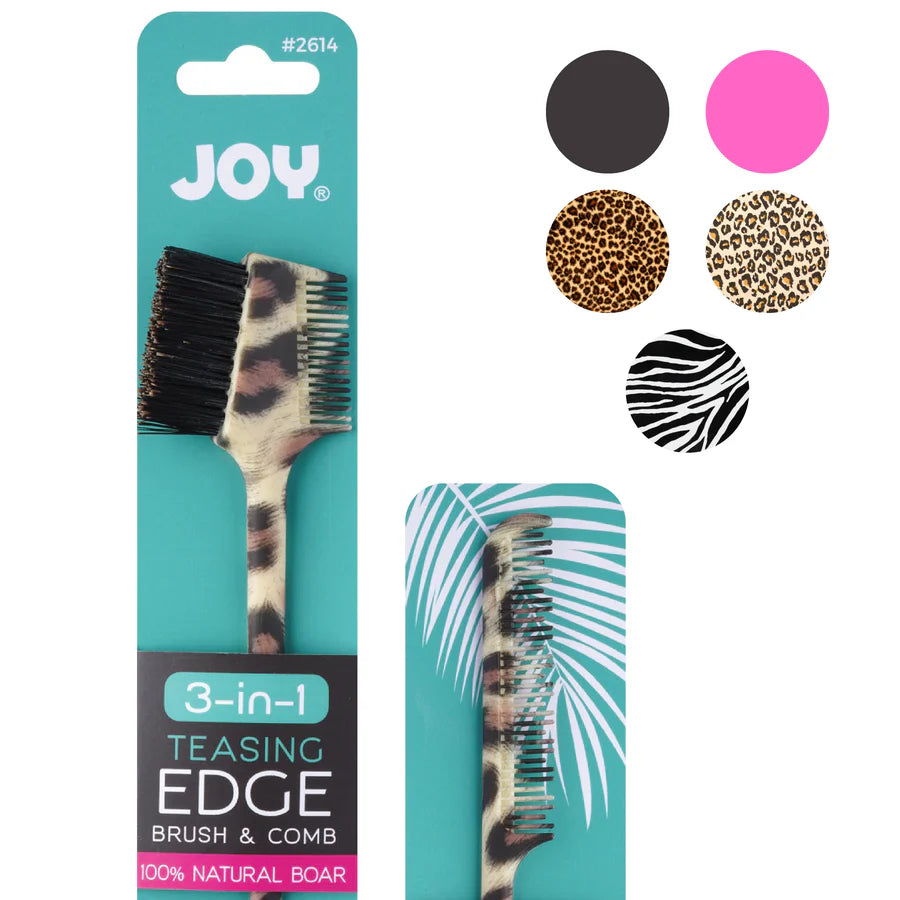 Joy 3 in 1 Teasing Edge Brush & Comb