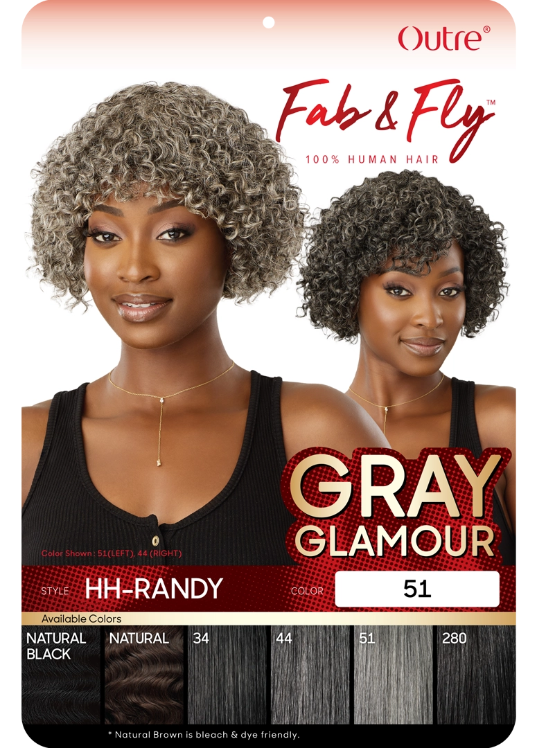 Full Wig Human Hair - Randy 8"