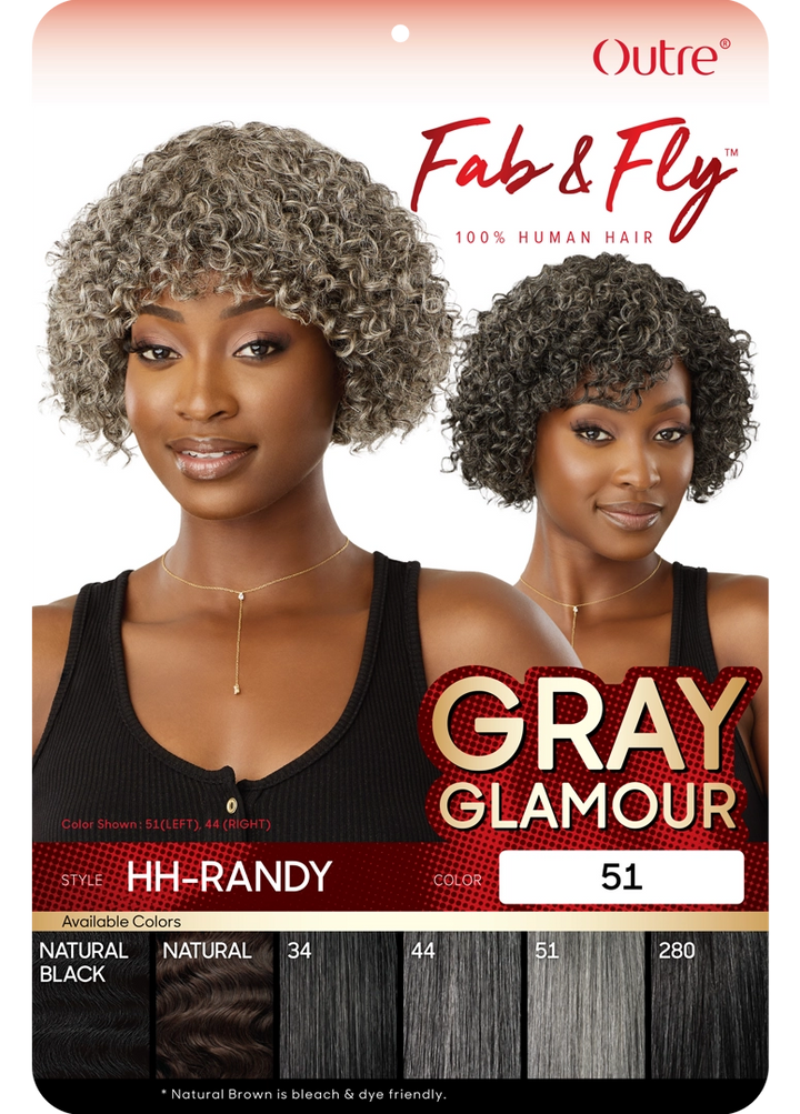 Full Wig Human Hair - Randy 8'