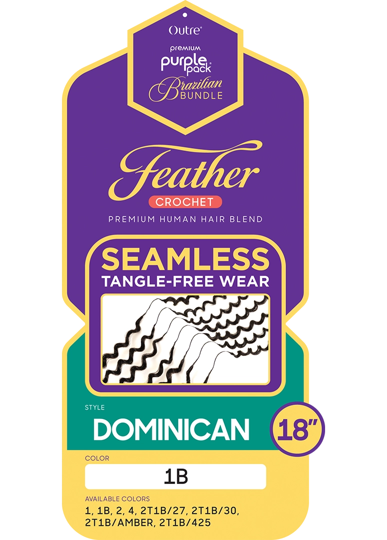 Feather Dominican 18"