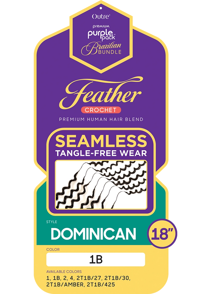 Feather Dominican 18"