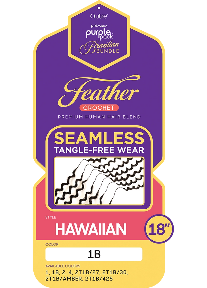 Feather Hawaiian 18"