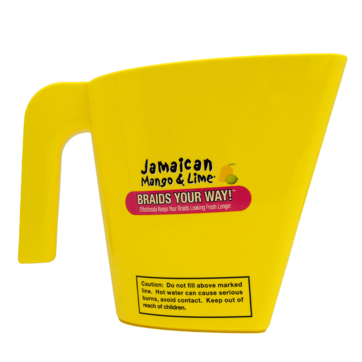 Hot Water Braid Yellow Dipper Jar - Large