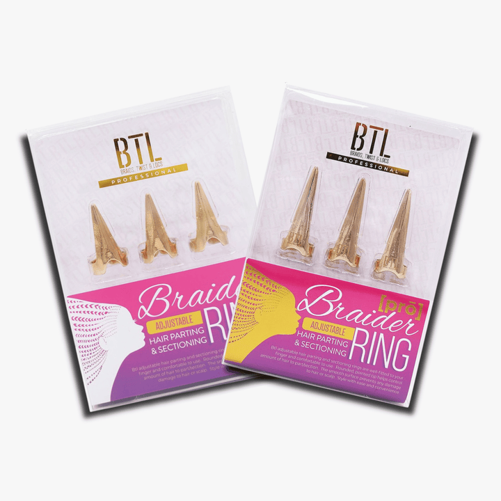 Gold Pro Braider Hair Parting &amp; Sectioning Ring
