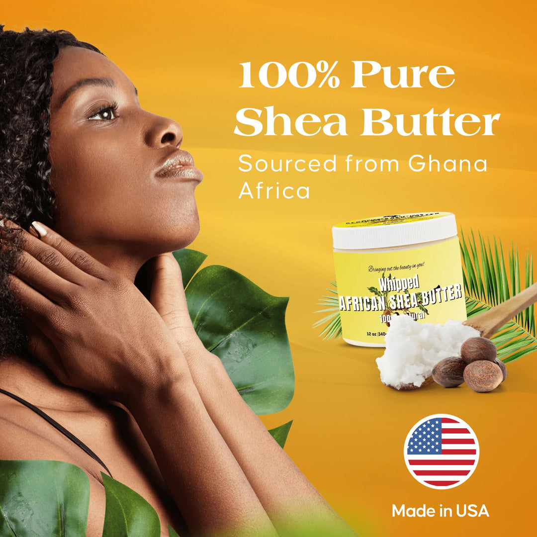 Whipped African Shea Butter - Unscented 6oz