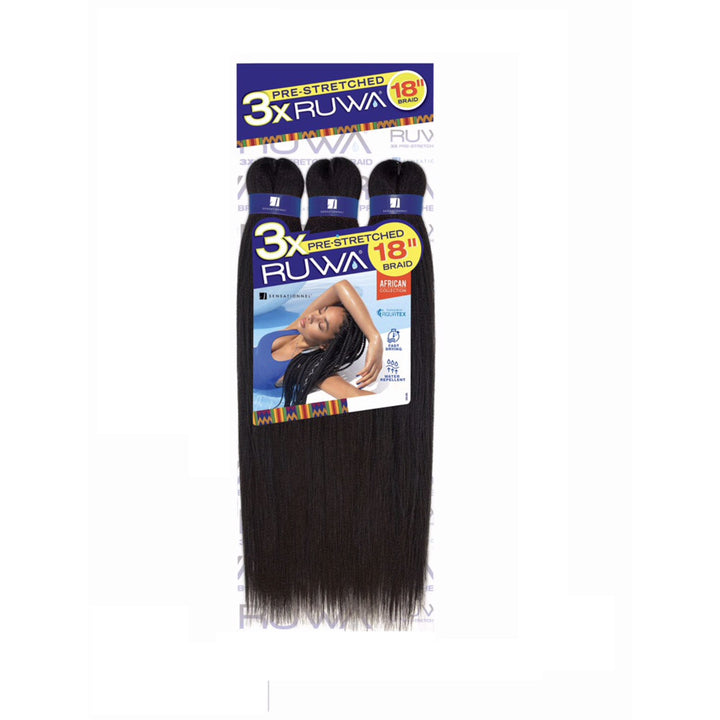 3x Pre-Stretched Braids 18"