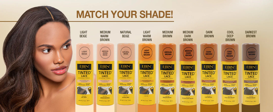 Tinted Lace Aerosol Spray - Medium Brown