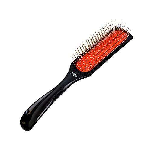 Brosse à perruque à coussin métallique