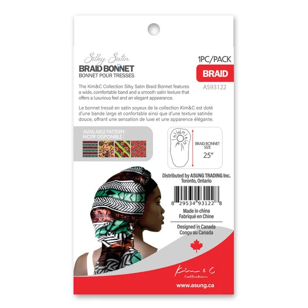 Silky Satin Braid Bonnet