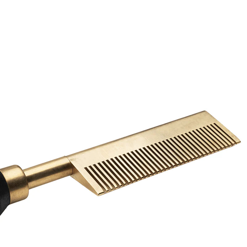 Hot & Hotter Electrical Straightening Comb - Medium Straight Teeth