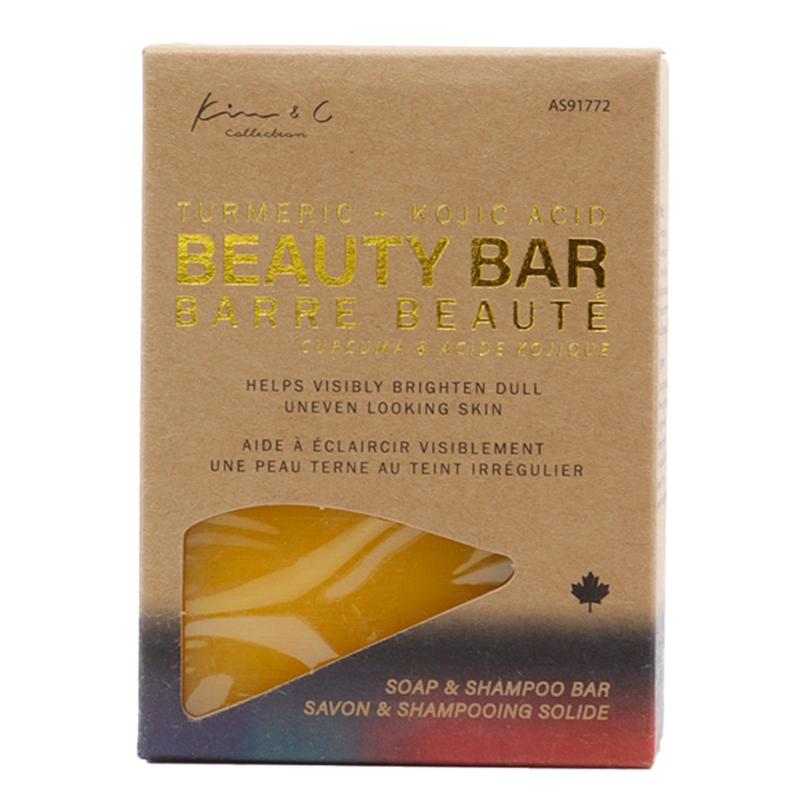 Kojic Acid and Turmeric Beauty Bar