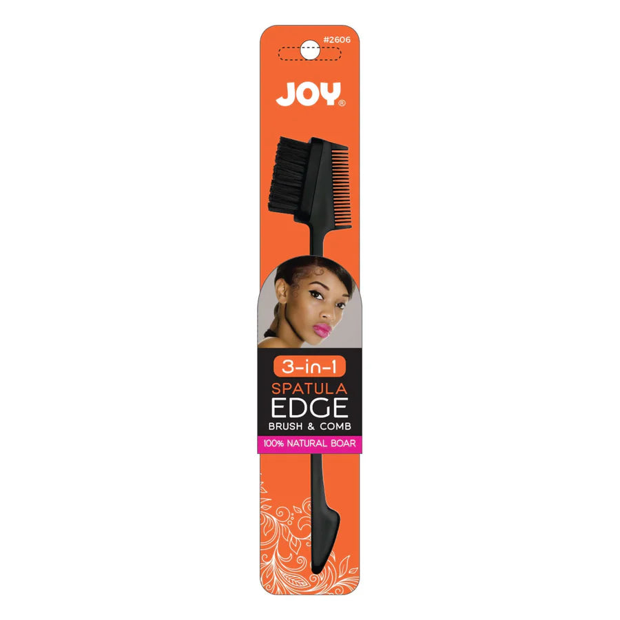 Joy 3 in 1 Spatula Edge Brush & Comb